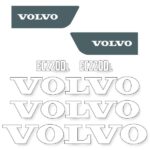 Volvo EC220DL Decal Kit