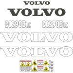 Volvo EC290B LC Decal Kit