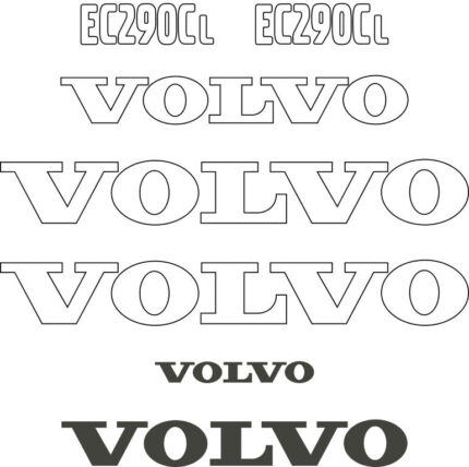 Volvo EC290CL Decal Kit