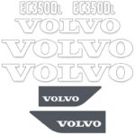 Volvo EC350D L Decal Kit