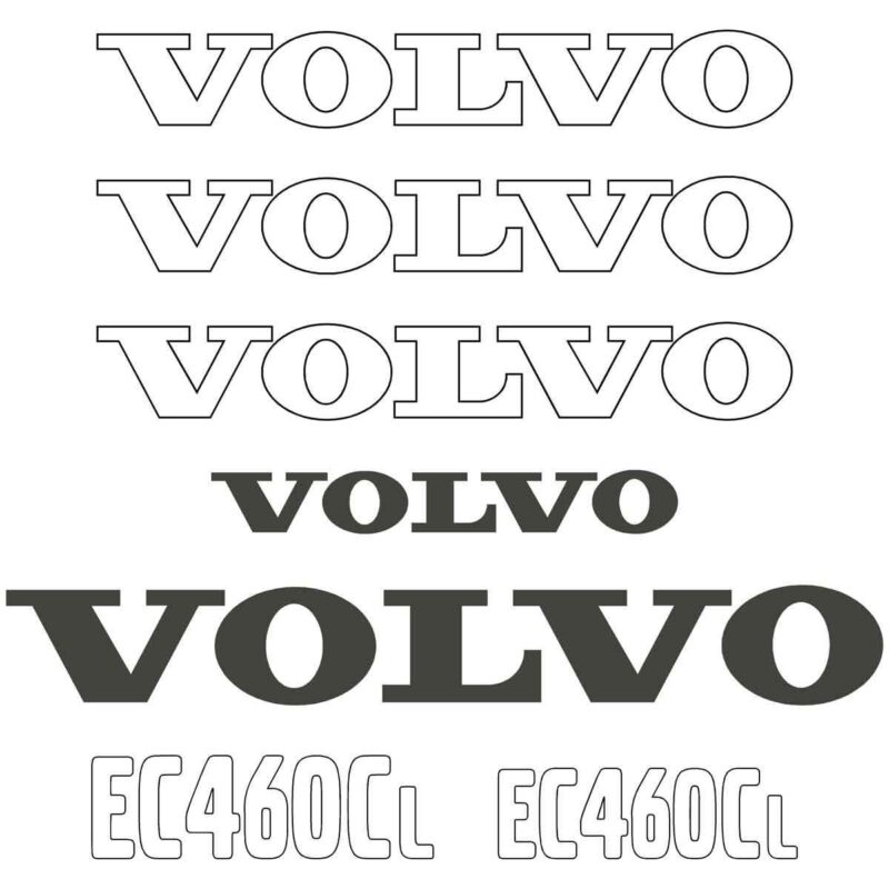 Volvo EC460CL Decal Kit