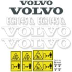 Volvo ECR145CL Decal Kit