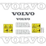 Volvo ECR305 CL Decal Kit