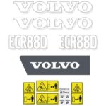Volvo ECR88D Decal Kit