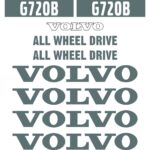 Volvo G720B Decal Kit