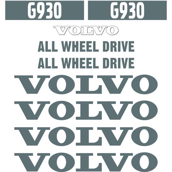 Volvo G930 Decal Kit Volvo G930 Decal Kit