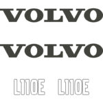 Volvo L110E Decal Kit