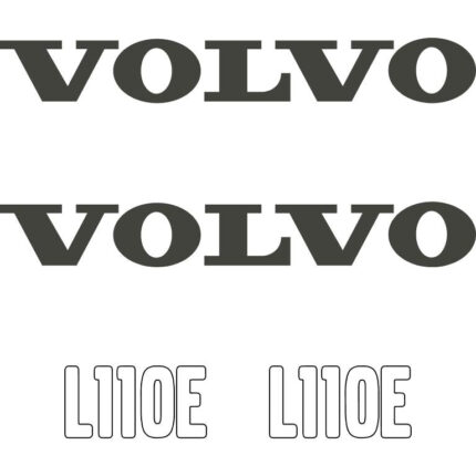 Volvo L110E Decal Kit