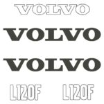 Volvo L120F Decal Kit