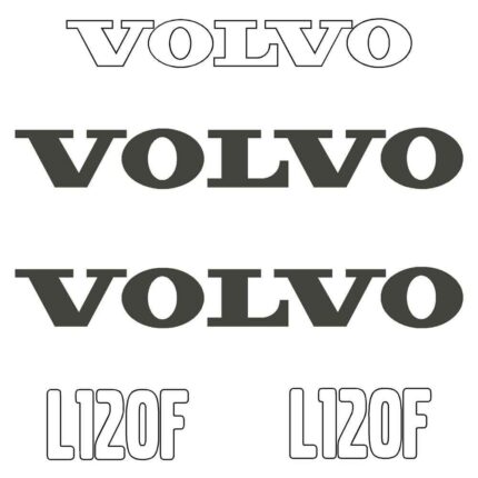 Volvo L120F Decal Kit