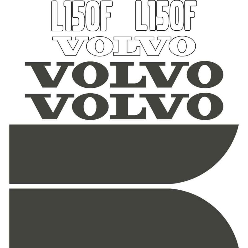 Volvo L150F Decal Kit