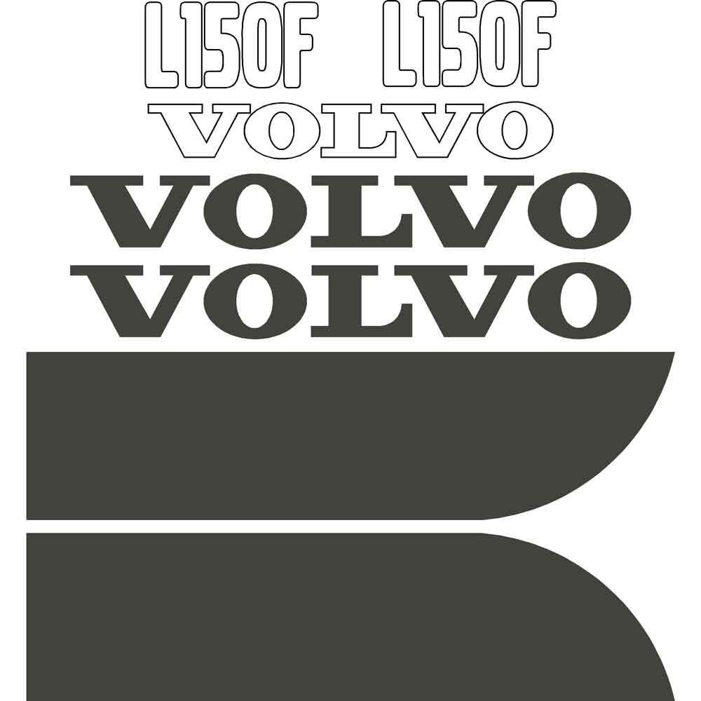Volvo L150F Decal Kit Volvo L150F Decal Kit