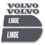 Volvo L180E Decal Kit
