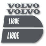 Volvo L180E Decal Kit