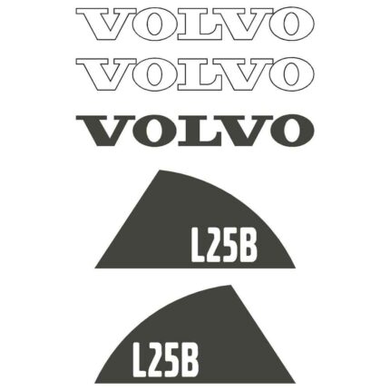 Volvo L25B Decal Kit