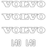 Volvo L40 Decal Kit