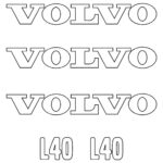 Volvo L40 Decal Kit