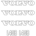 Volvo L40B Decal Kit