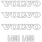 Volvo L40B Decal Kit