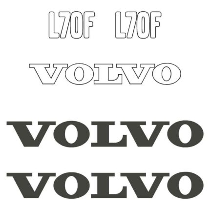 Volvo L70F Decal Kit