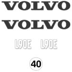 Volvo L90E Decal Kit