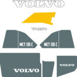 Volvo MCT135C Decal Kit