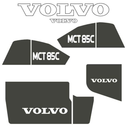 Volvo MCT85C Decal Kit