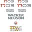 Wacker Neuson 1703 Decal Kit