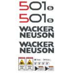 Wacker Neuson 501 S Decals