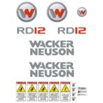Wacker Neuson RD12 Decals