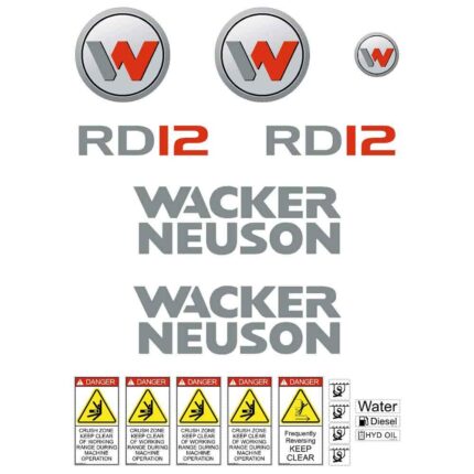 Wacker Neuson RD12 Decals