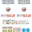 Wacker Neuson RTSC2 Decals