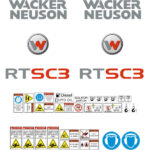 Wacker Neuson RTSC3 Decals