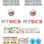Wacker Neuson RTSC3 Decals