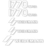 Weidemann 1770 CX50 Decal Kit