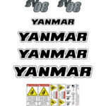 Yanmar SV08-1 Decal Kit