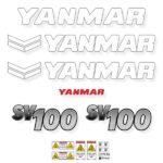 Yanmar SV100-2B Later Style Decal Kit