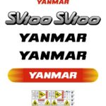 Yanmar SV100 Decal Kit
