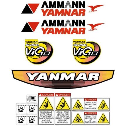 Yanmar Vio10-2 Decal Kit