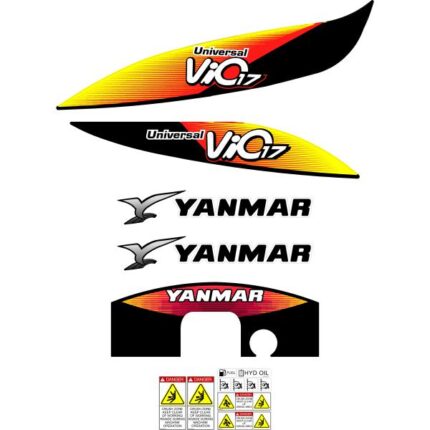 Yanmar Vio17-5 Decal Kit