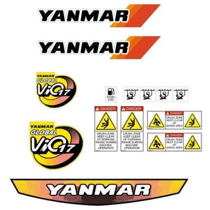 Yanmar Vio17 Decal Kit