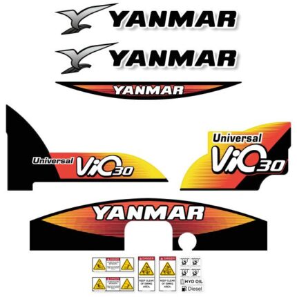 Yanmar Vio30-5 Decal Kit