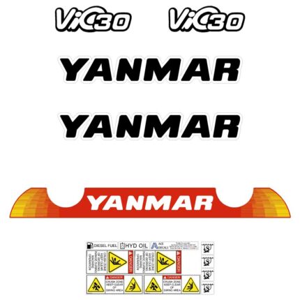 Yanmar Vio30-6 Decal Kit