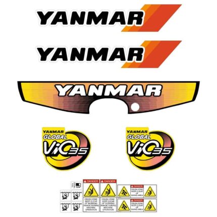 Yanmar Vio35-2 Decal Kit