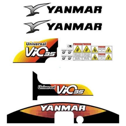 Yanmar Vio35-5 Decal Kit