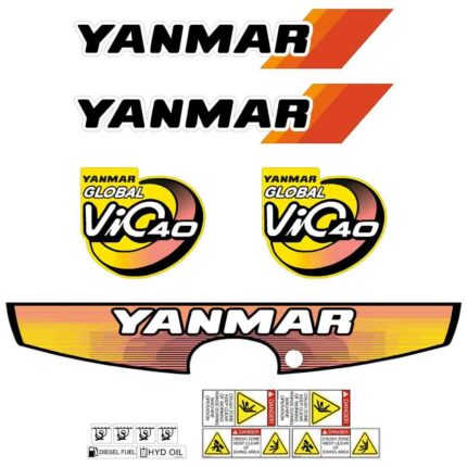 Yanmar Vio40-3 Decal Kit