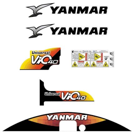 Yanmar Vio40-5 Decal Kit