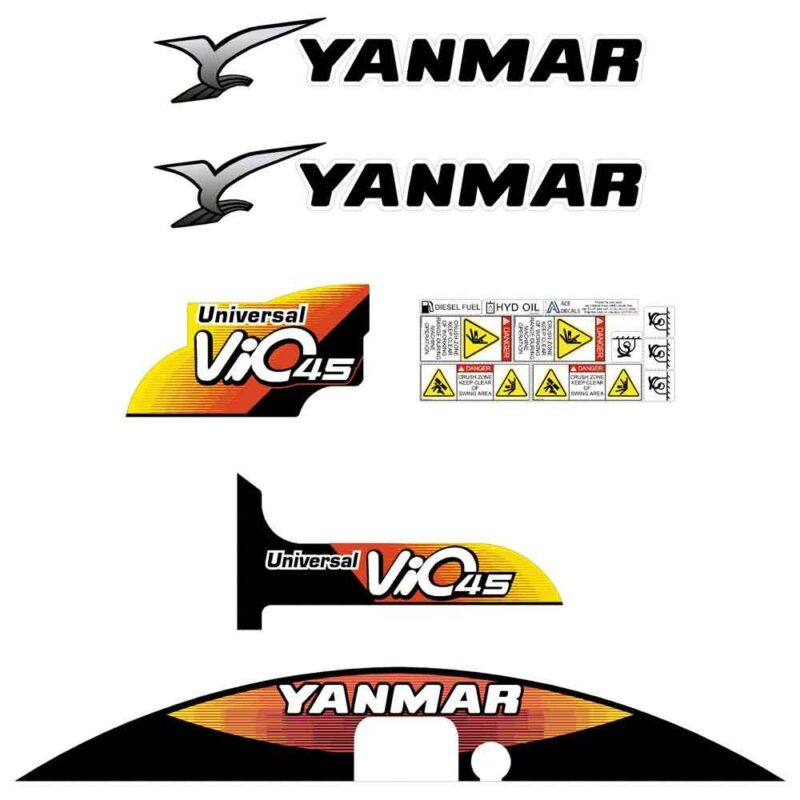 Yanmar Vio45-5 Decal Kit