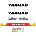 Yanmar Vio45-6 Decal Kit