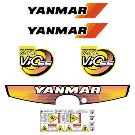 Yanmar Vio55-3 Decal Kit
